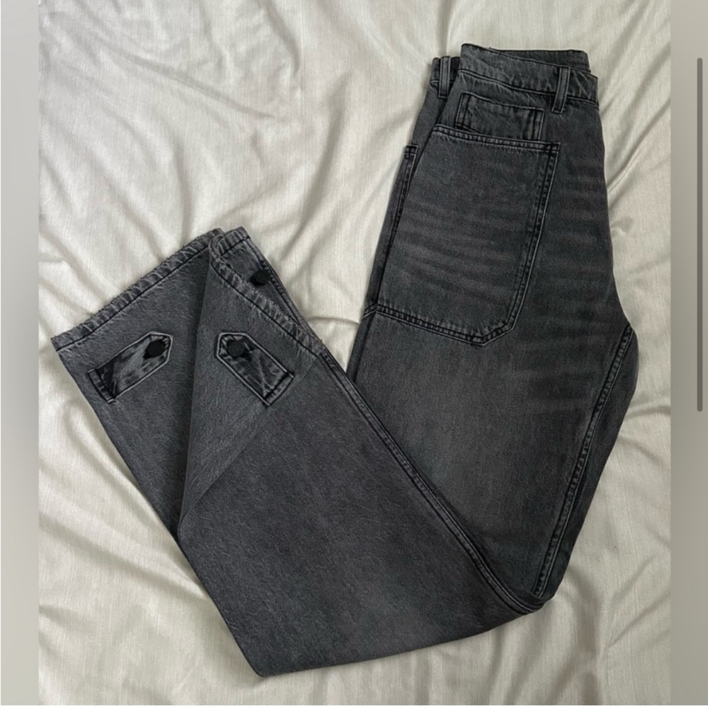 Free People Sandrine High-Rise Cargo Jeans